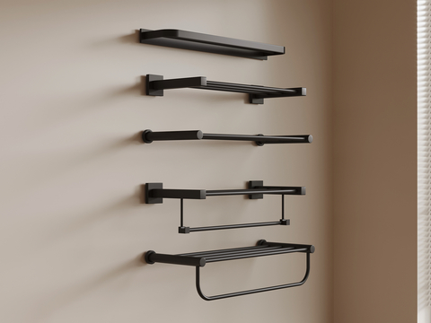 Towel Rack Metal Bath Towel Rack