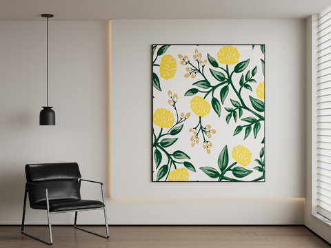 decorative painting flower painting art painting