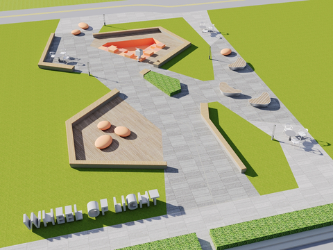 Pocket Park Landscape