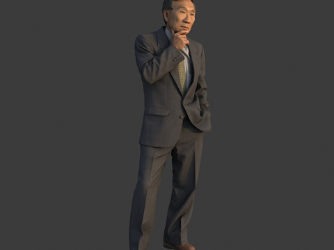 Suit man Japanese Asian