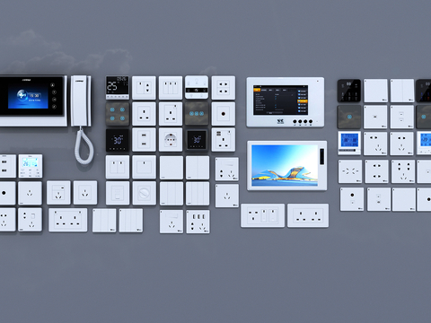 Switch socket intelligent panel