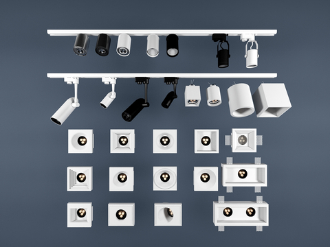 surface mounted downlight recessed spotlight