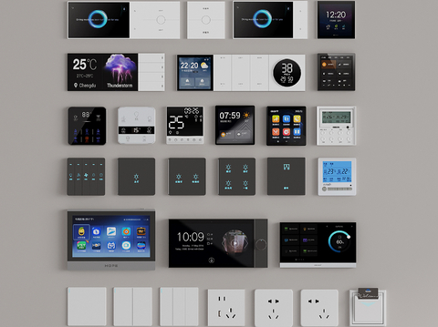 Switch socket intelligent panel