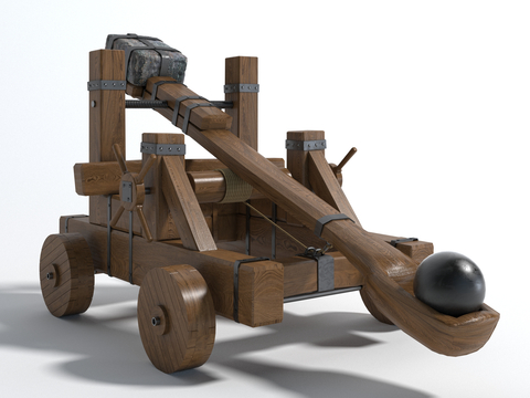 Weapon Siege Vehicle, stone-throwing machine