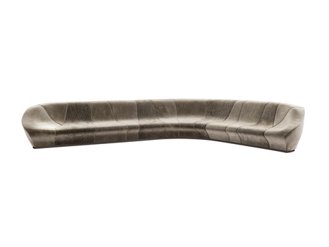 roberto cavalli-Nassau-shaped sofa curved sofa