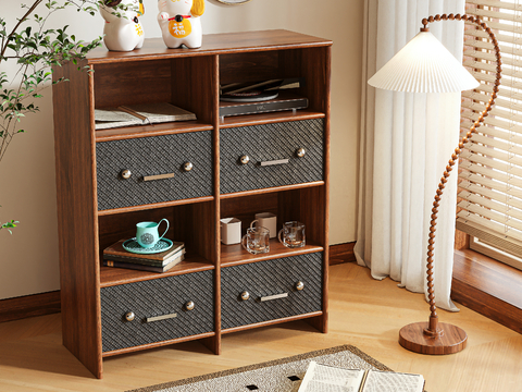 Antique Side Cabinet Storage Cabinet