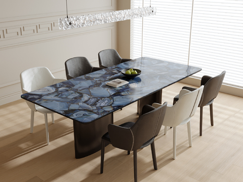 Modern Dining Table and Chair