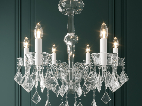 European-style crystal chandelier