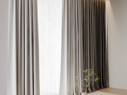 Modern Curtain Window Screen