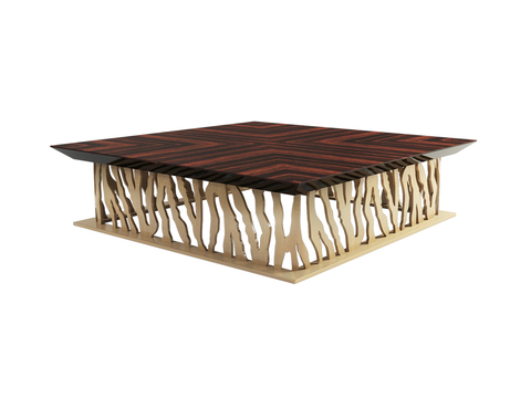 roberto cavalli-B-52 square coffee table