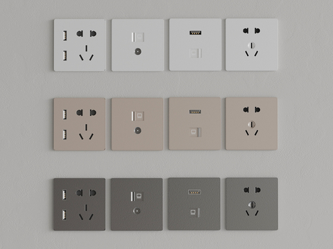 Switch socket panel