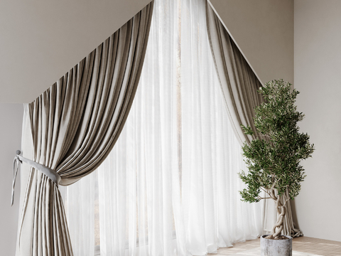 Modern Curtain Window Screen