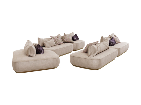 roberto cavalli-Baltimora Modern Sectional Sofa