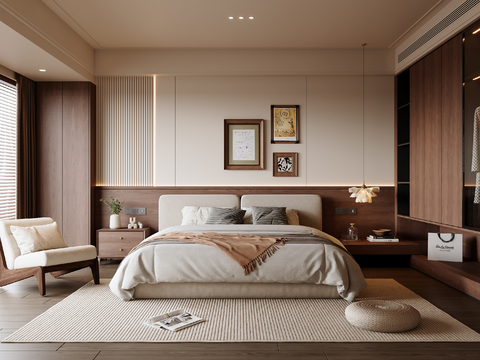 Middle Style Master Bedroom