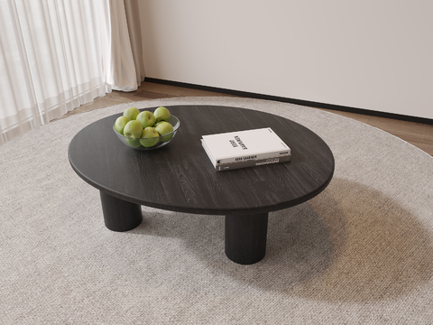 Modern coffee table round coffee table