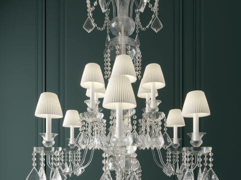 European-style crystal chandelier