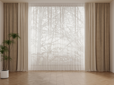 plain curtain window screen