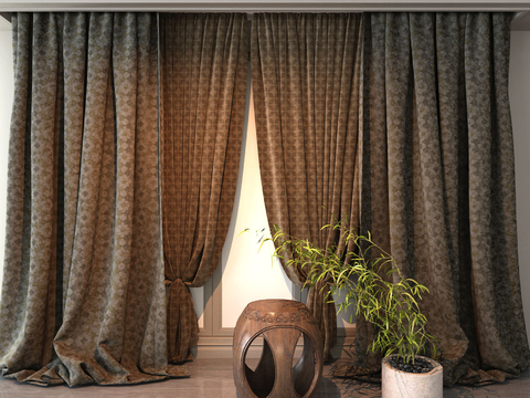 Modern Curtain Window Screen