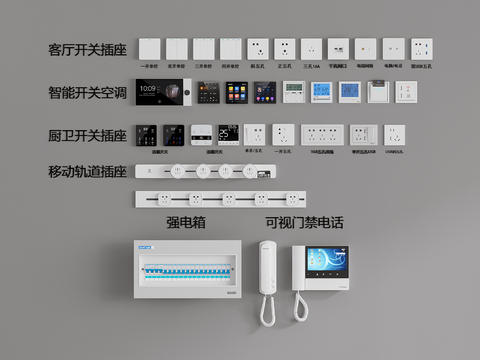 Switch socket intelligent panel