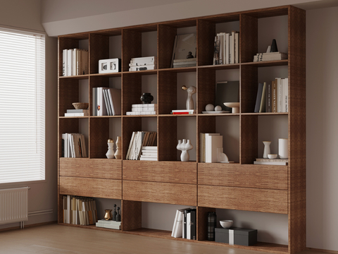 Quiet bookcase bookshelf