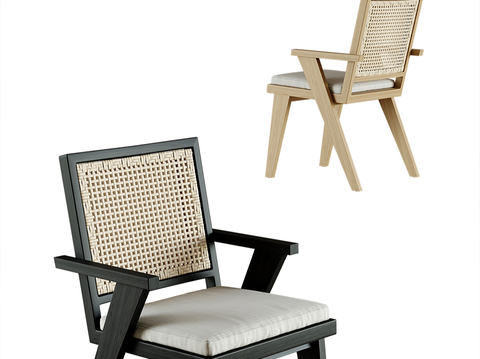 Modern Rattan Dining Chair Chair