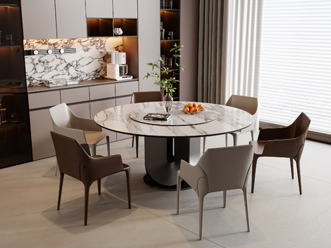 Italian Dining Table and Chair