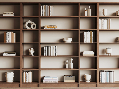 Middle Style Bookcase Bookshelf