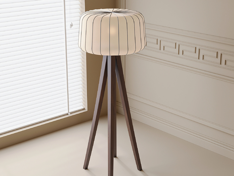 Middle style floor lamp