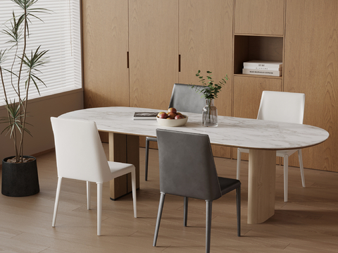 Modern Dining Table and Chair