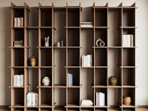 Quiet bookcase bookshelf