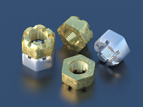 nut screw nut hardware