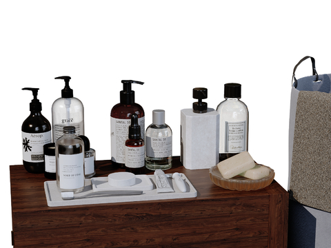 Modern Bathroom Decoration Toiletries Washing Supplies