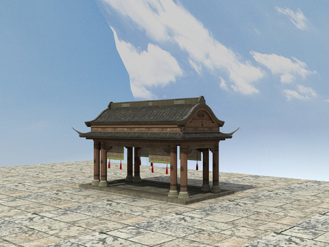 Chinese style pavilion, landscape pavilion, pavilion