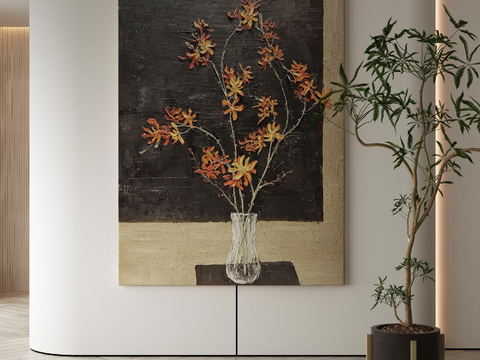 Oil painting Flower painting Decorative painting