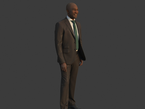 Man African man suit black man