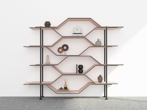 Modern Bookshelf Storage Rack