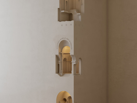 Cream Style wall lamp embedded wall lamp