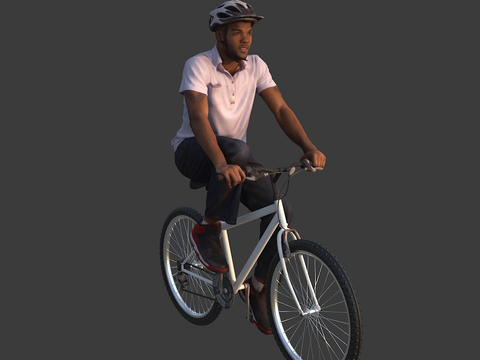 Everyone Black on a Bicycle