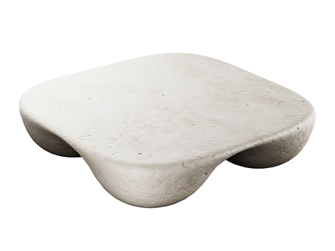 MikeRuizSerra Quiet Tea Table Stone Tea Table