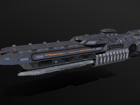 Sci-fi Warship Sci-fi Weapons Aircraft Carrier