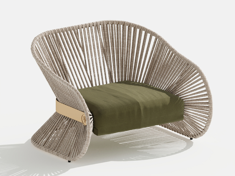 Quiet outdoor sofa rattan sofa