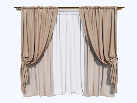 Modern Curtain Screen Curtain Rod