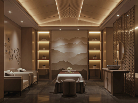 New Chinese Beauty Salon Room