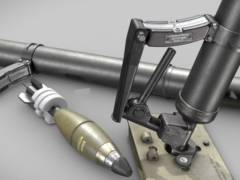 M224 mortar cannon weapon