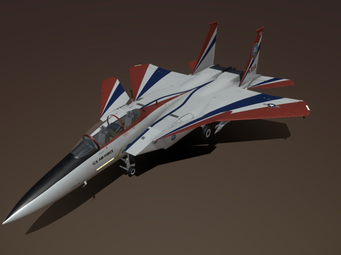 Sci-fi aircraft fighter