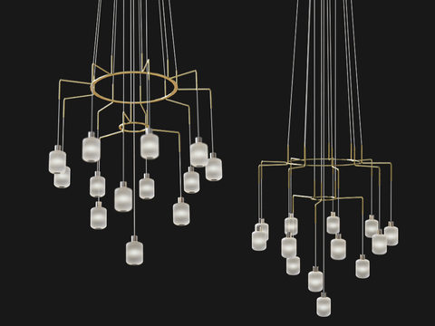 Affordable Luxury Style Chandelier Multi-head Chandelier