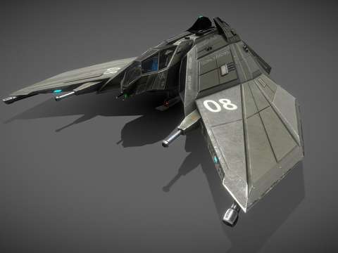 Starfighter Bomber Spaceship