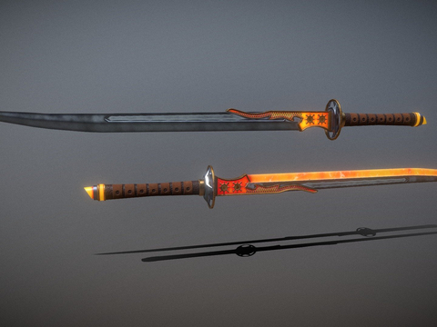 Sunrise Samurai Sword Blade Long Sword