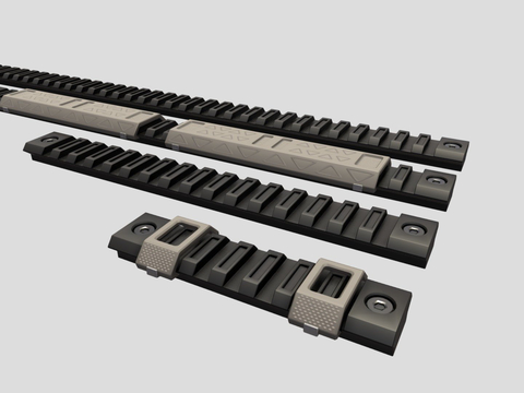 Firearm rail components