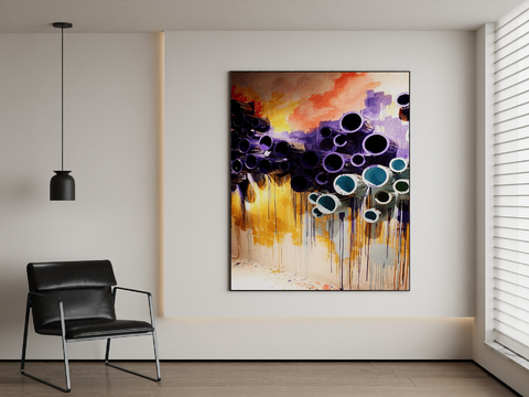 Texture Painting Abstract Painting Decorative Painting Hanging Painting